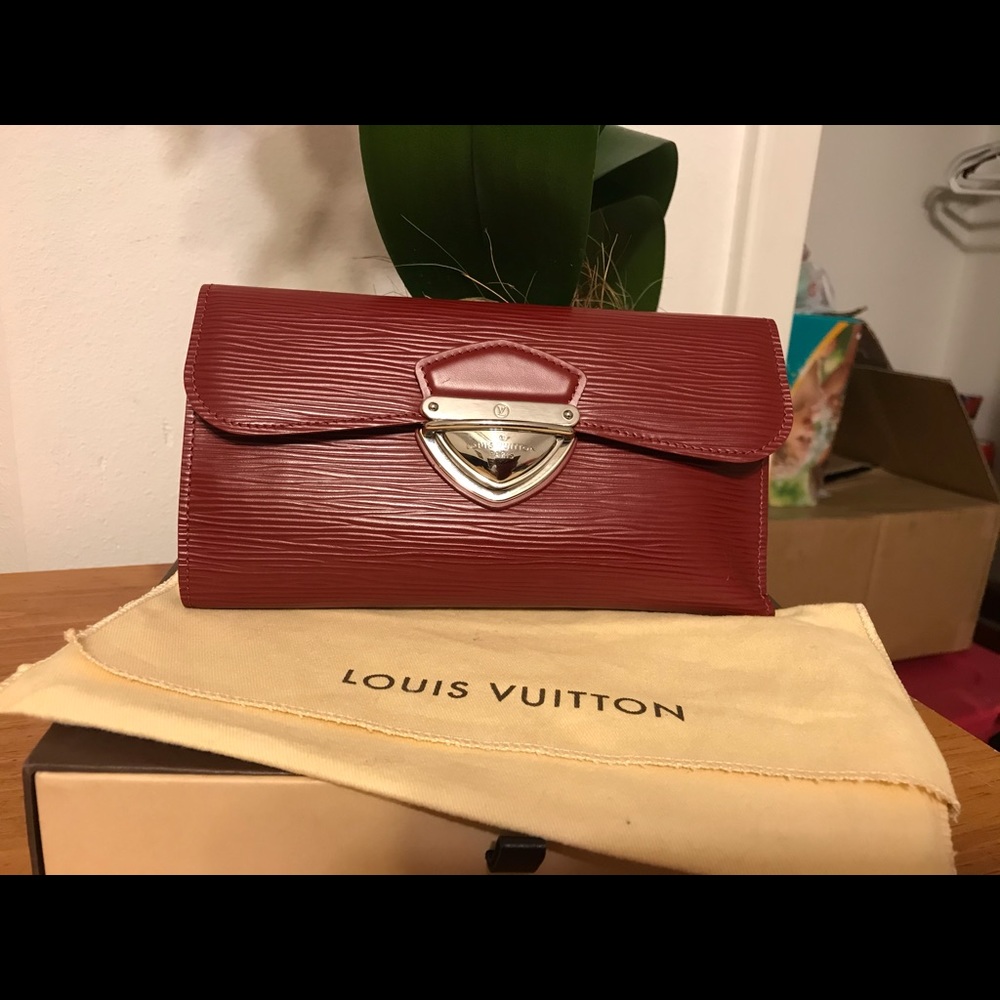 Louis Vuitton Epi red kaola Pomme D’Amour wallet